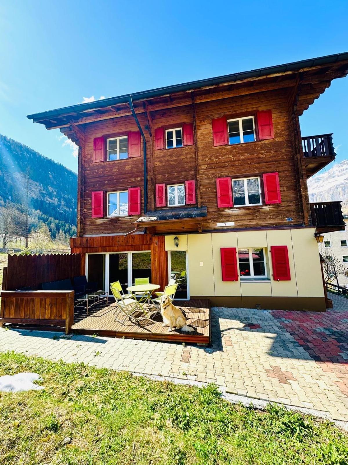 Apartments Chalet Tatyana Leukerbad Exterior foto